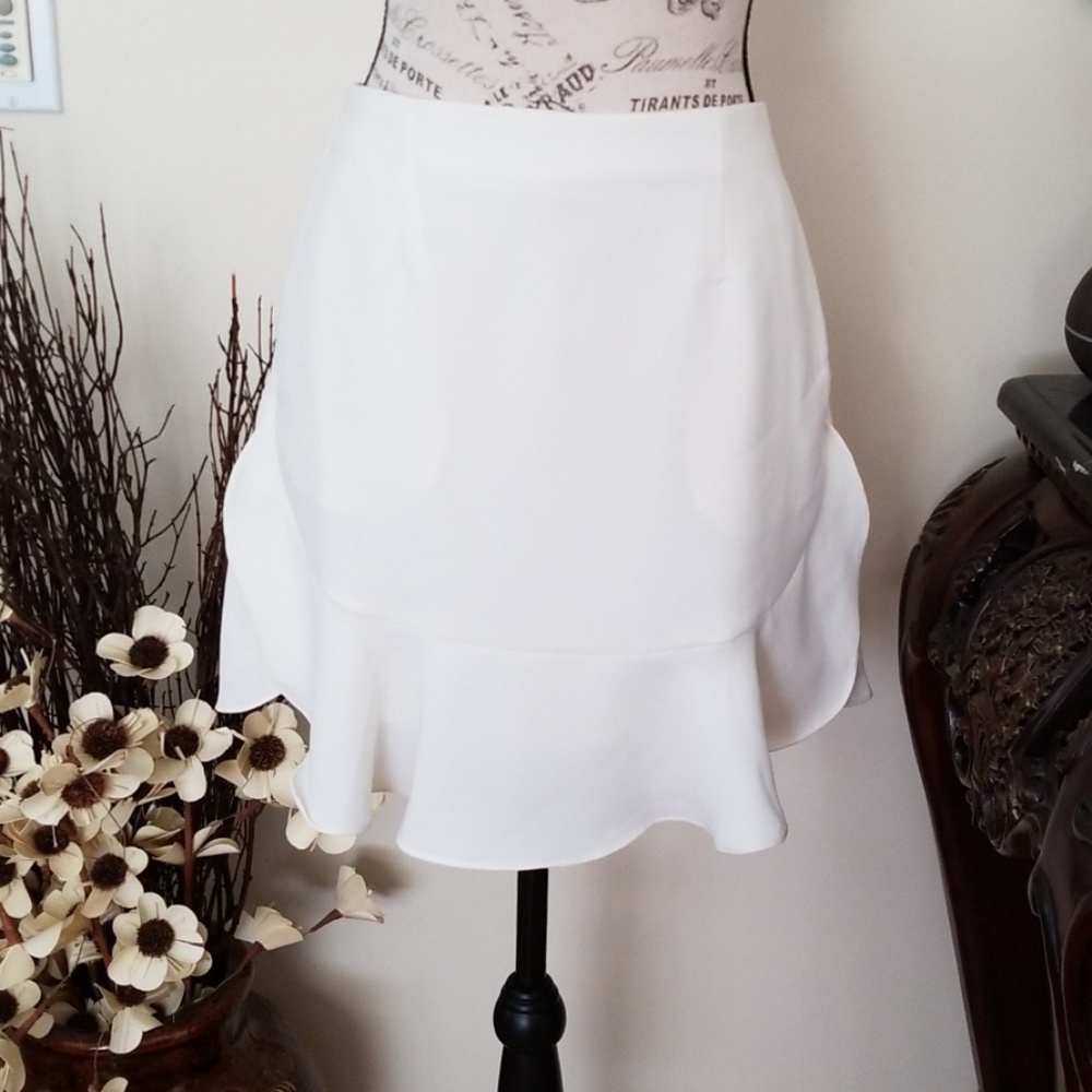 White Mini Skirt